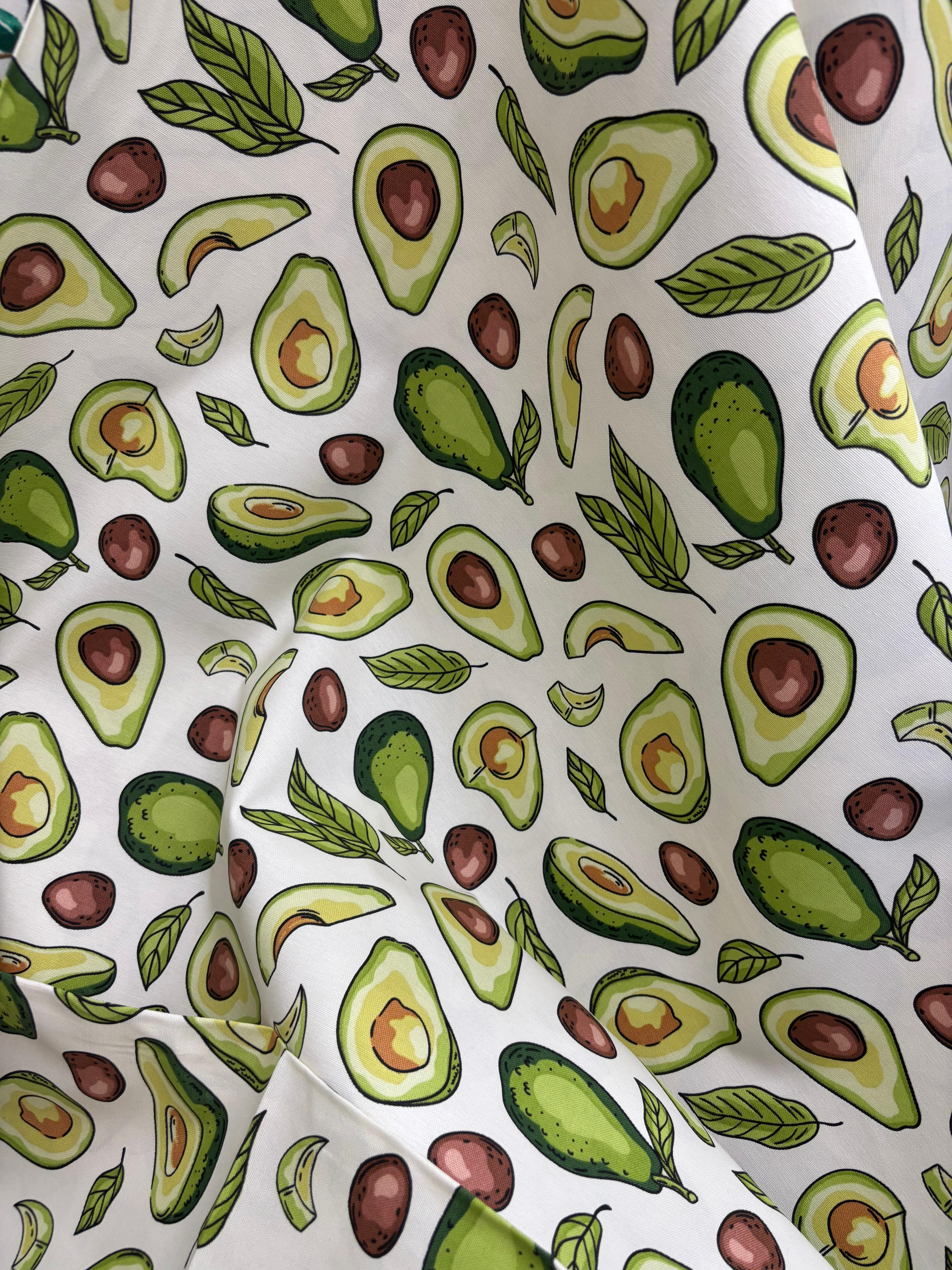 בד קנבס אבוקדו